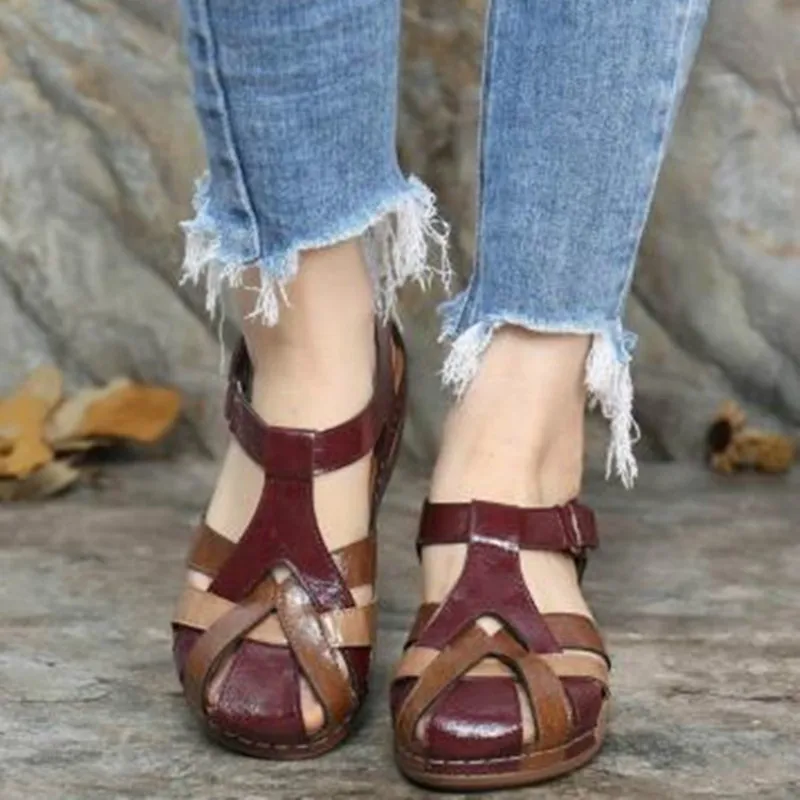 Neue Sommer Damenschuhe Keil absatz Farbe passende Damen Sandalen Wassers chuhe für Damen Sandalen Turnschuhe Sandalen de Mujer