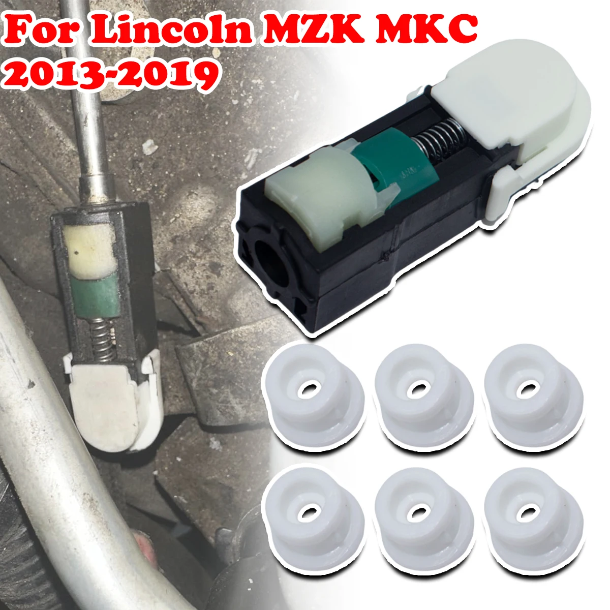 

Shifter Bushing Repair Kit For Lincoln MZK MKC Shift Cable Linkage Sleeve Adjuster Connector End Cap For Ford Fusion Kuga Mondeo