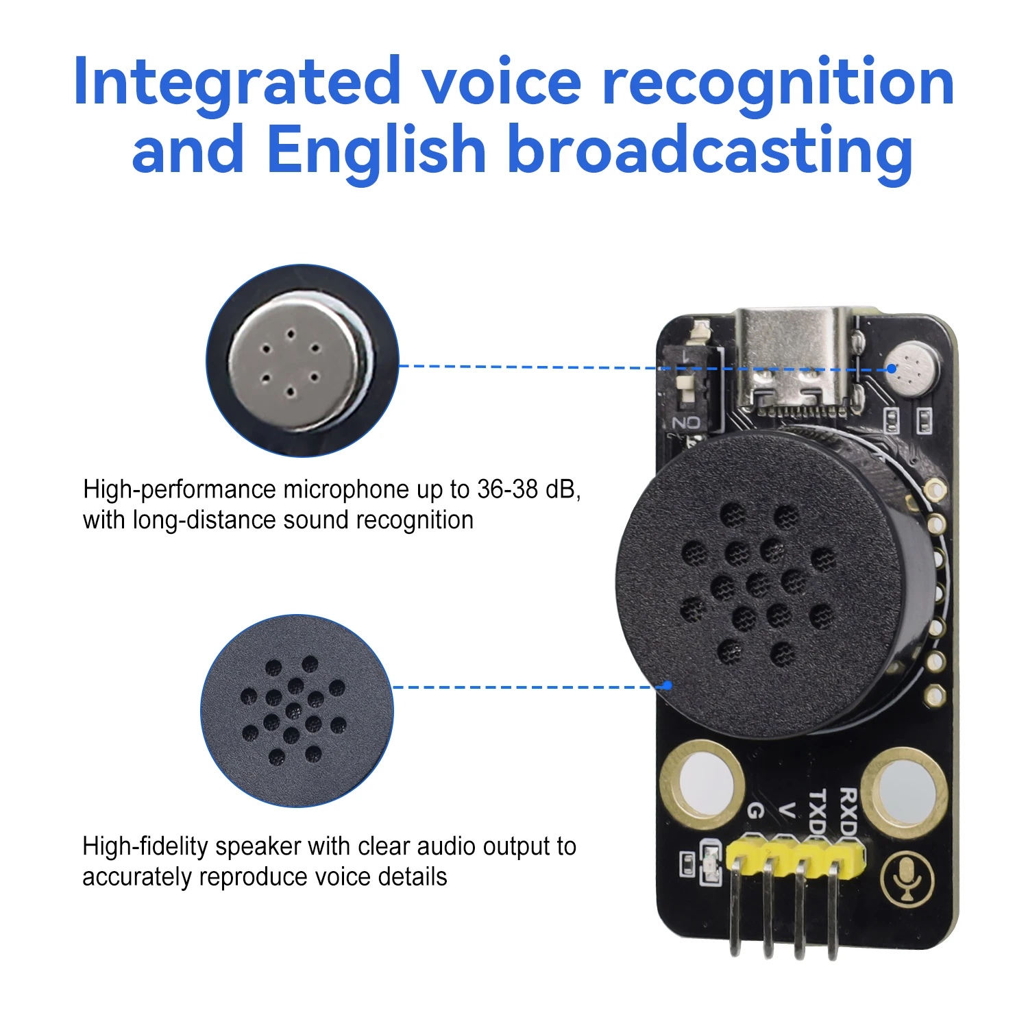 keyestudio-su03-xiaozhi-modulo-de-voz-em-ingles-bloco-de-construcao-eletronico-diy-para-programacao-de-projeto-arduino-compativel-com-bloco-lego
