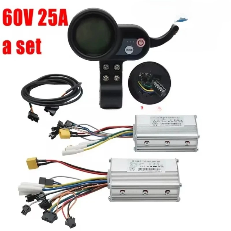 Electric scooter dual drive controller JP 48V 52V 60V 25A 50A brushless controller AB front and rear drive controller kit