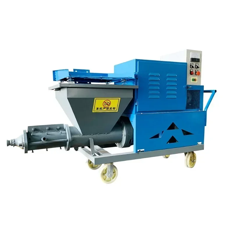 Diesel Electric Power Mortar Plastering Machine Cement Mortar Putty Sprayer Air Pneumatic Stucco