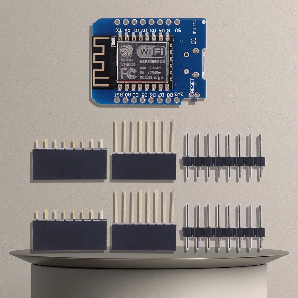 D1 Mini NodeMcu ESP8266 WiFi Development Board Compatibility with Arduino WeMos 11 Digital Pins