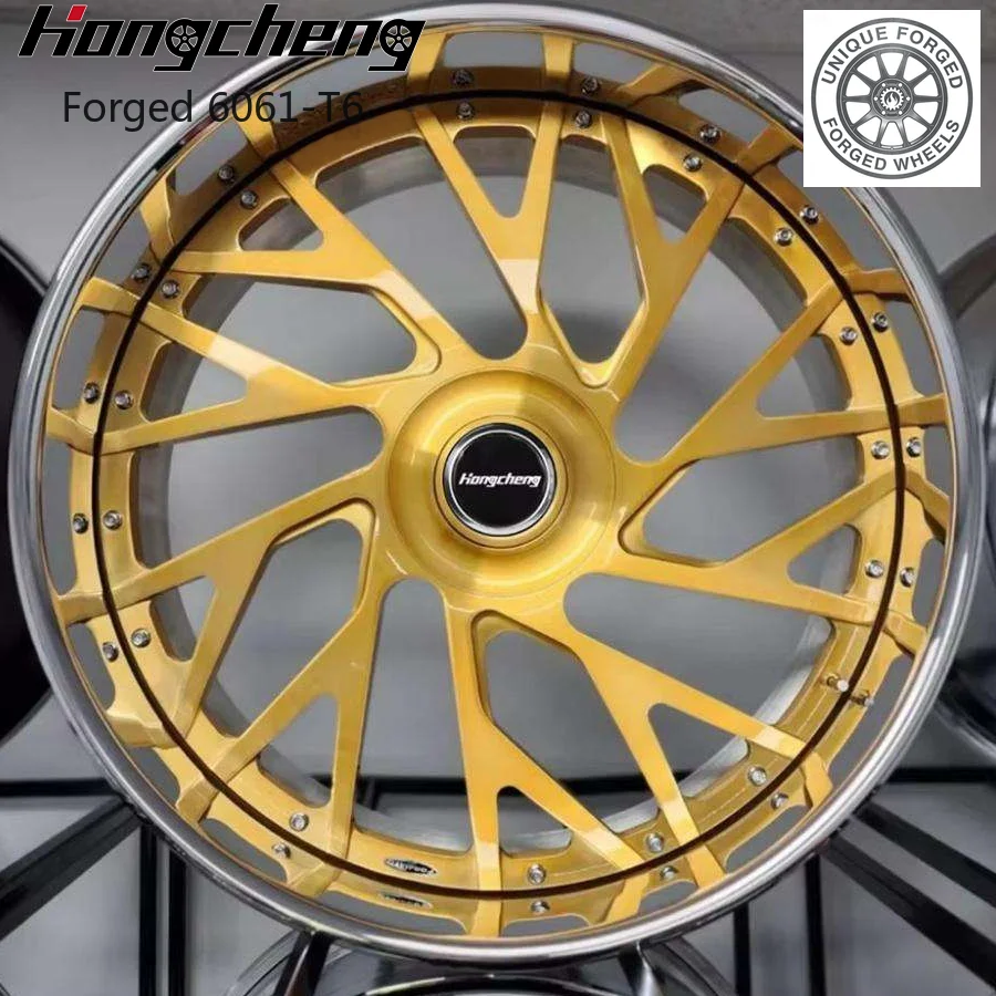 

26 Style Custom Forged Concave Rims 20 22 23 24 26 Inch Center Lock Gold Polished Chrome Custom Car Wheels