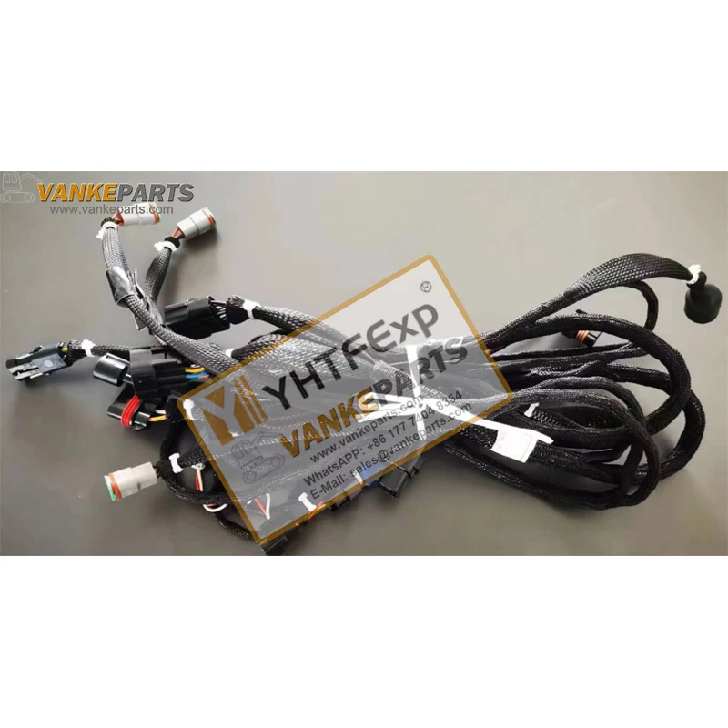 Vankeparts Excavator R380-9S Engine Wiring Harness High Quality Part No.: 21QA-14201