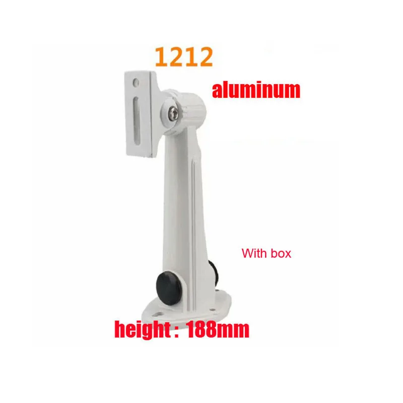 

Aluminum Alloy CCTV Camera Bracket 1212ZJ Wall Mount Support Indoor Outdoor for Bullet Cam