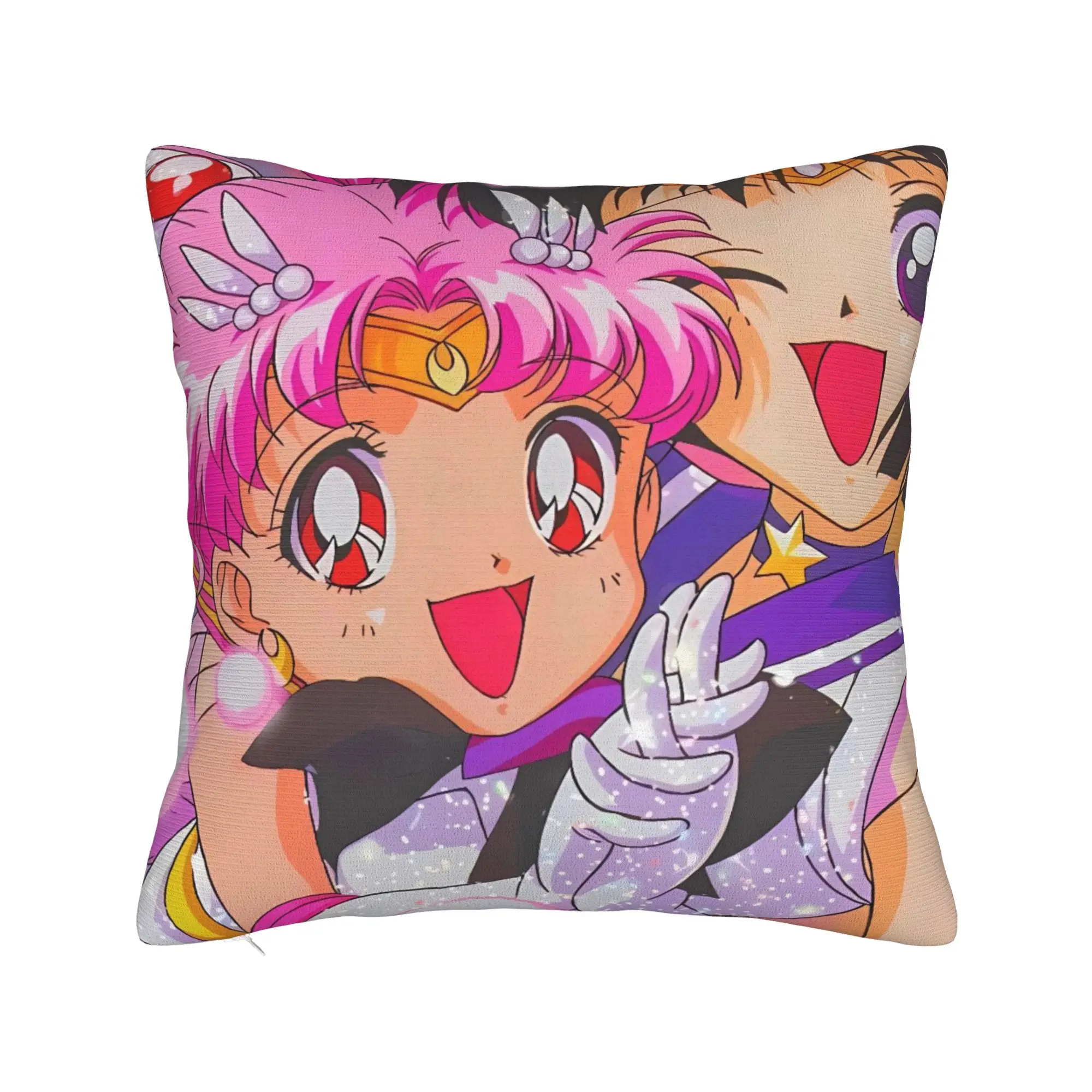 Pillow Case Sailor Moon Comfy  Pillow Cover For Living Room Chair Funny Pillowcases