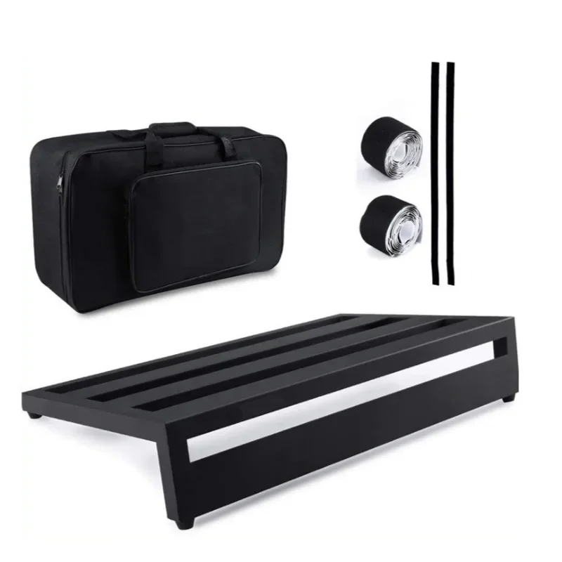 Wholesale Medium Portable Track Large Effects Rack, Aluminum Alloy Ultra Light Electric Guitar Monolithic Effects Board