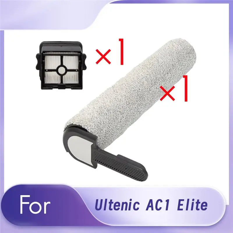 

AEE2-Main Roller Brush With Filters For Ultenic AC1 Elite Floor Scrubber Wet Dry Vacuum Cleaner Accessories