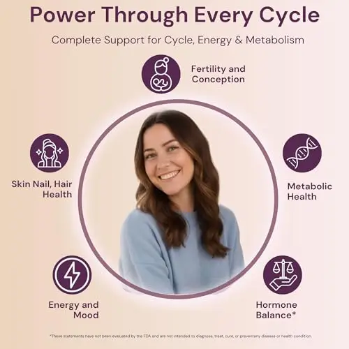 Inositol وD-Chiro-Inositol مع حمض الفوليك، يساعد على التحسين، وتعزيز نظام المناعة ودعم صحة الإناث بشكل عام