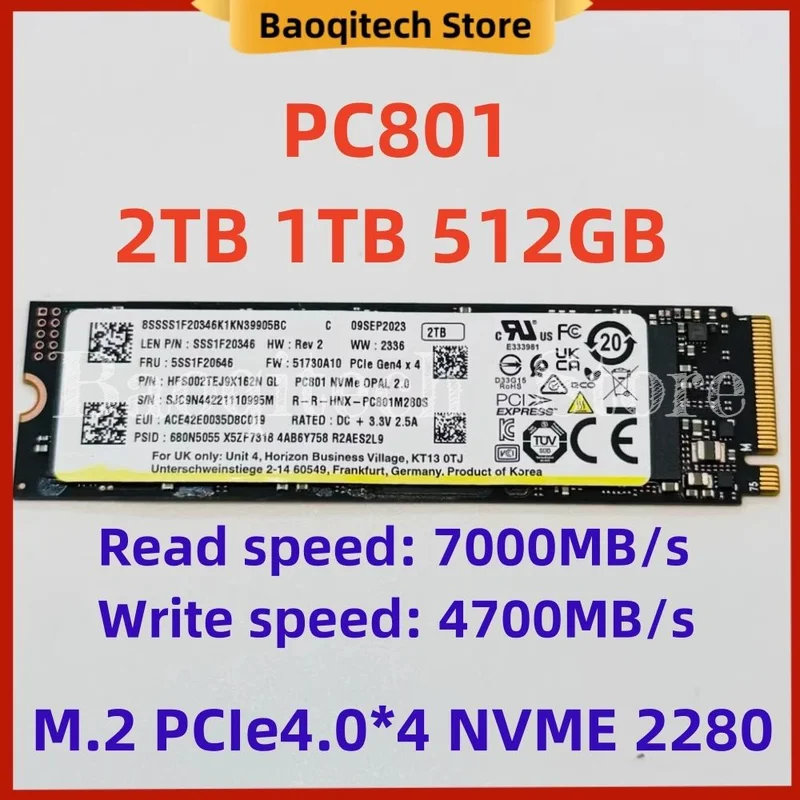 PC801 2T 1T 512G 25… - image