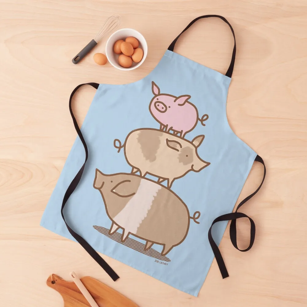 

Three Cute Pigs Apron aprons for women