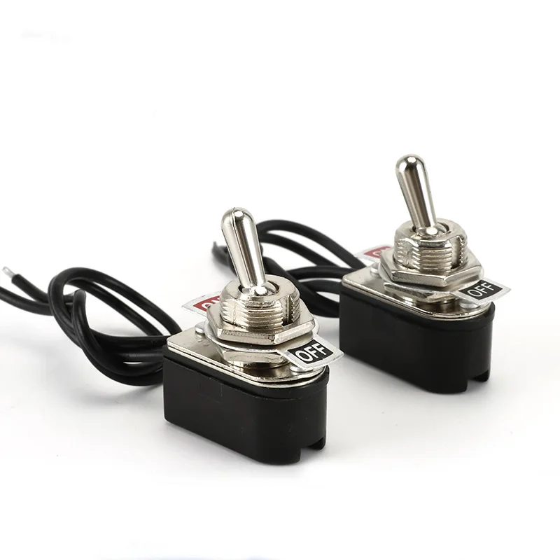 

Kns-1 с проволочным переключателем, 2-позиционный мини-джойстик, тумблер, длина провода 13 см, монтажное отверстие 12 мм