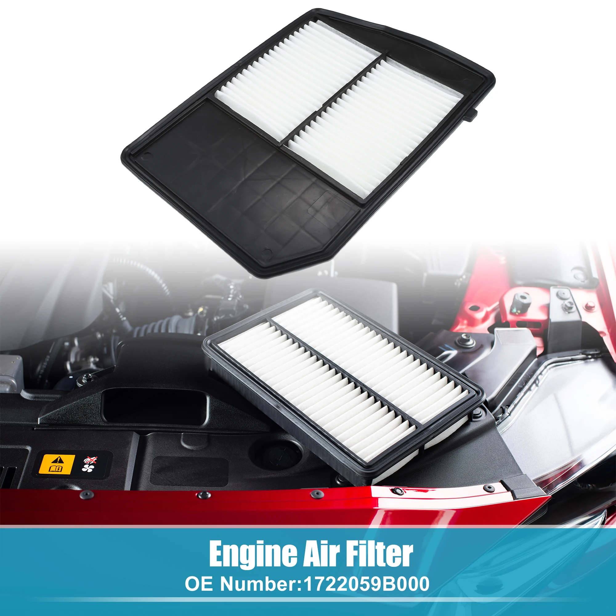 

X Autohaux Воздушный фильтр двигателя заменяет Honda Scooter RP1/RP2/RP3/RP4 No 1722059B000