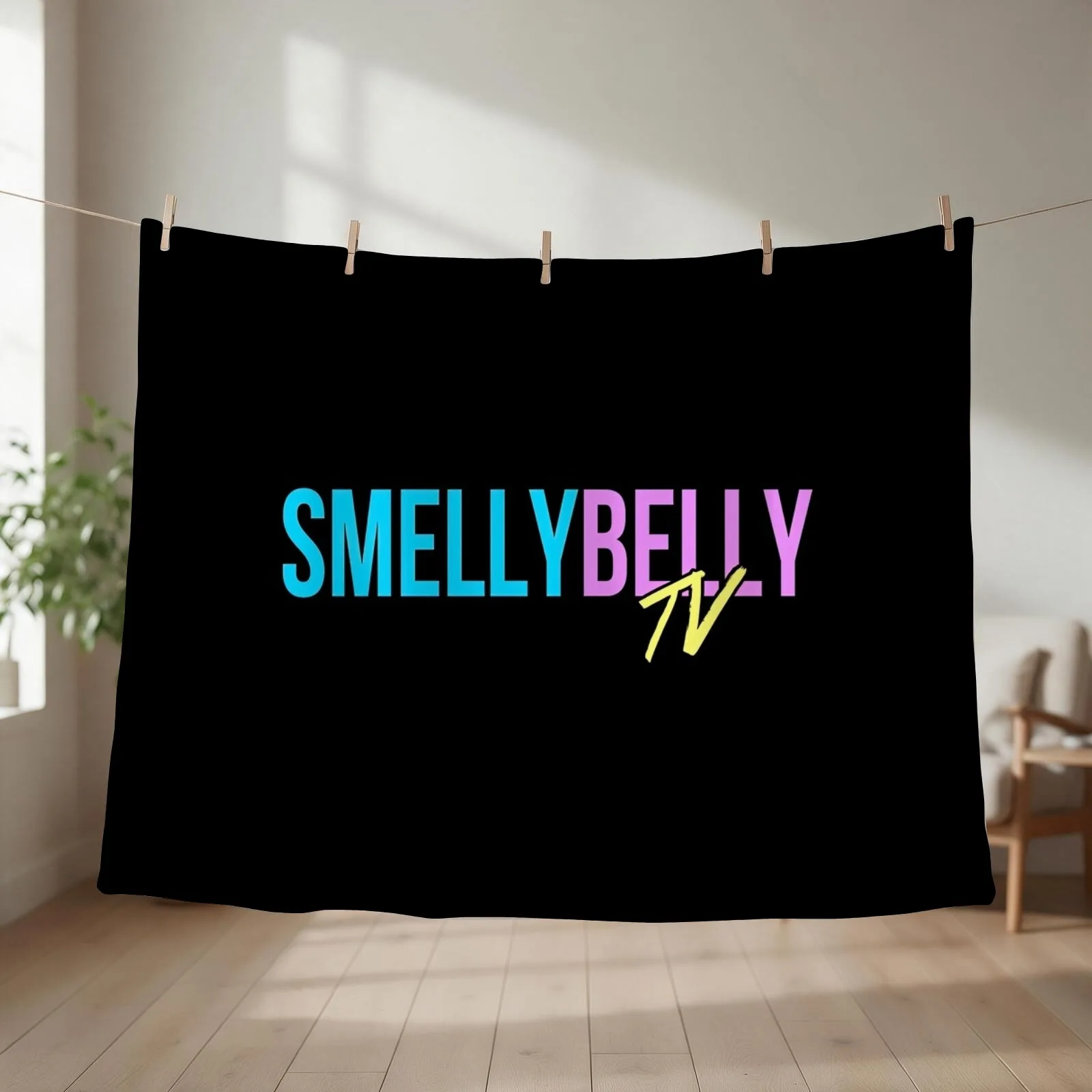 smelly belly tv merch Throw Blanket Bed covers Blankets For Baby Custom Blankets Sofas Of Decoration Blankets