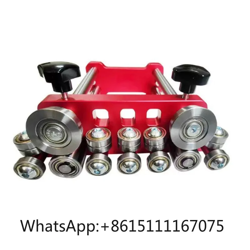 2 Station Metal Bender Roller Machine, Sheet Metal Edge Rolling Folder Processing Equipment For Metal Roof Fabrication