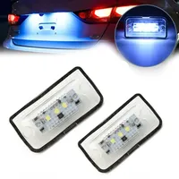 2PCS LED Car License Number Plate Light For Benz C W203 CLK W209 SL R230 KB27 Car Products License Plate Lights
