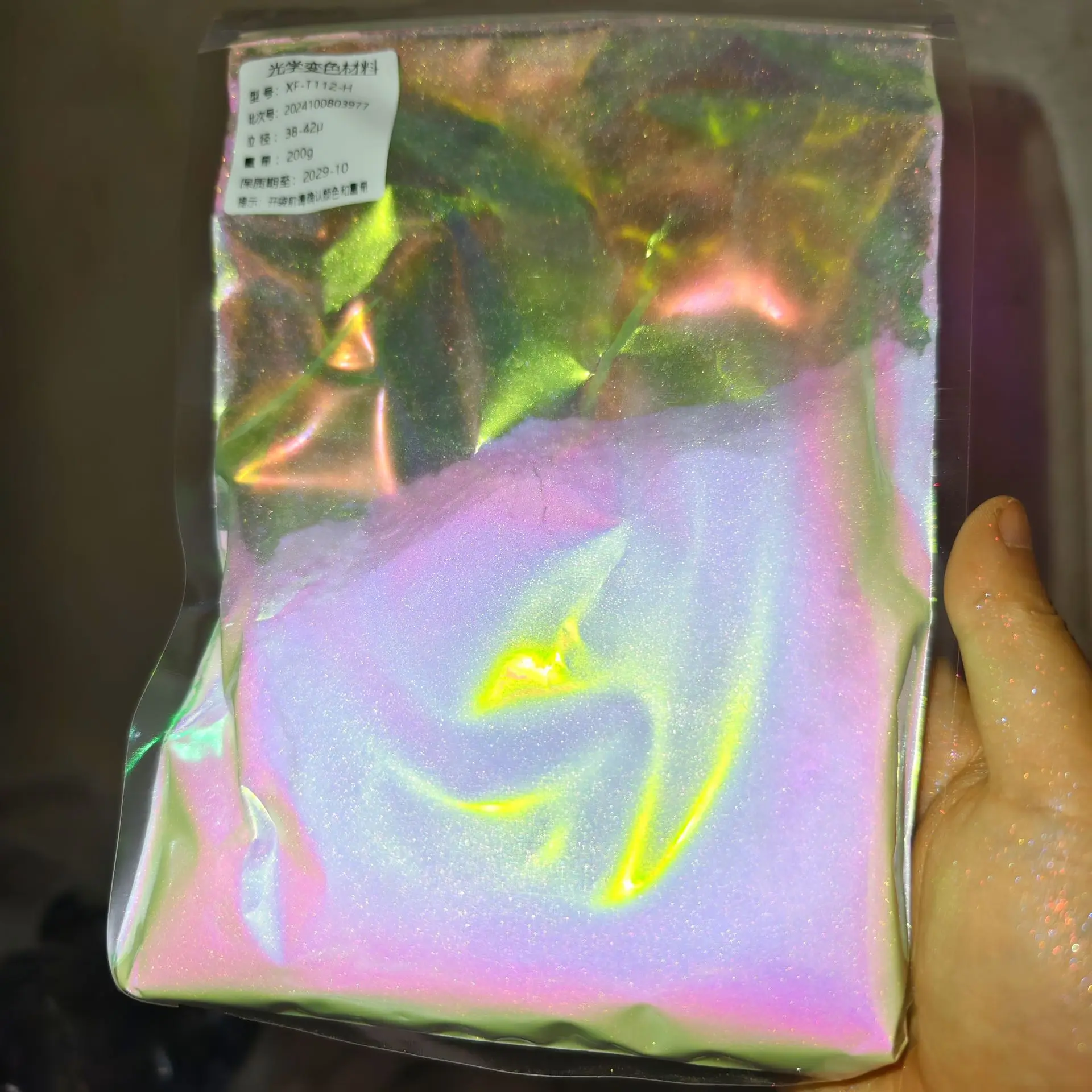 

Радужный опал Aurora, белый пигментный порошок Super Chameleon, Chromaflair Colorshift Hypershift, пигмент для автомобильной краски 112
