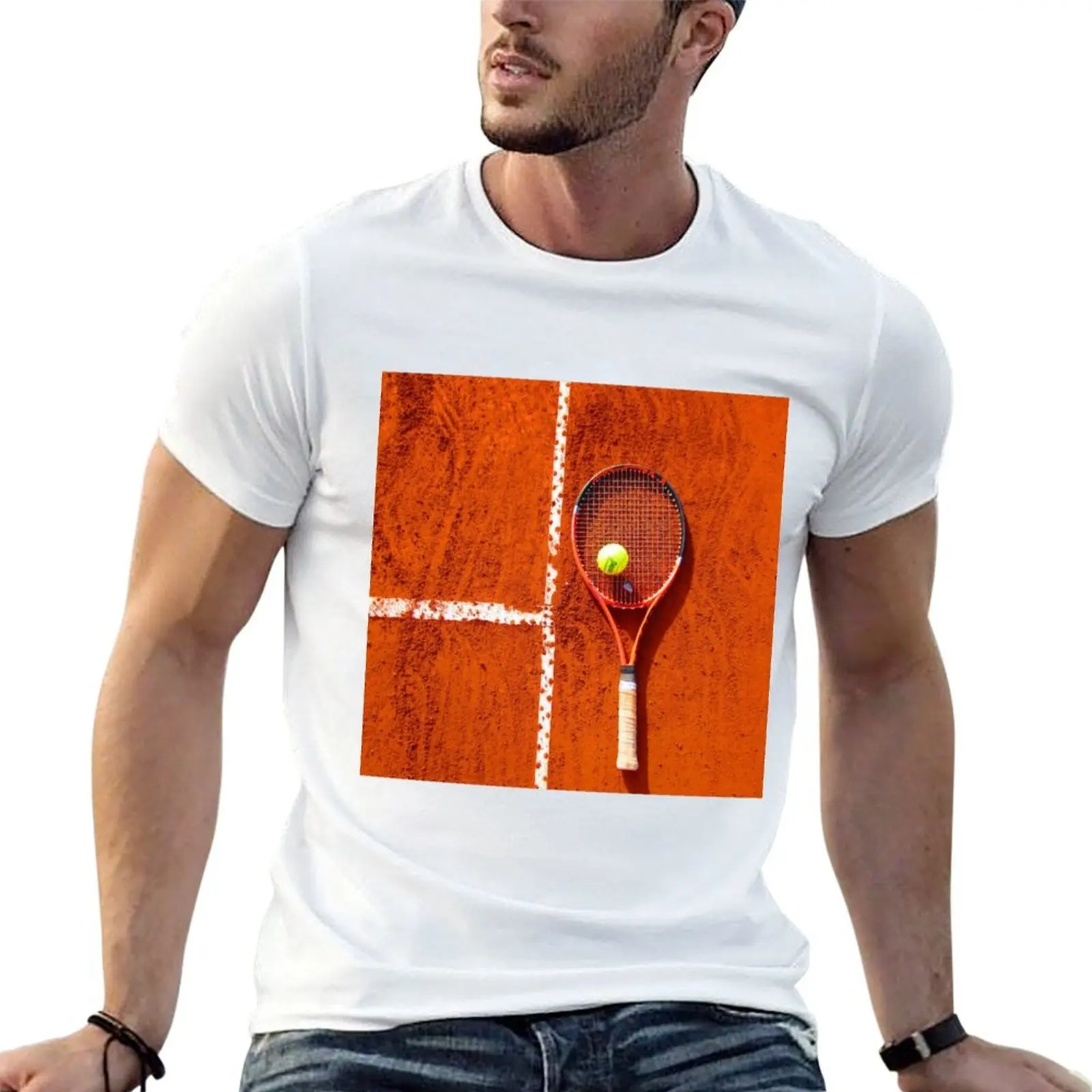 French Open - Clay Court T-Shirt summer shirt quick-drying mens graphic t-shirts