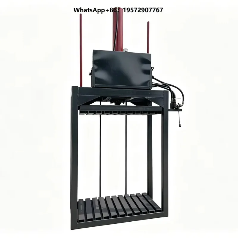 Doorless Vertical Hydraulic Baler for Compressing Various Textile Products