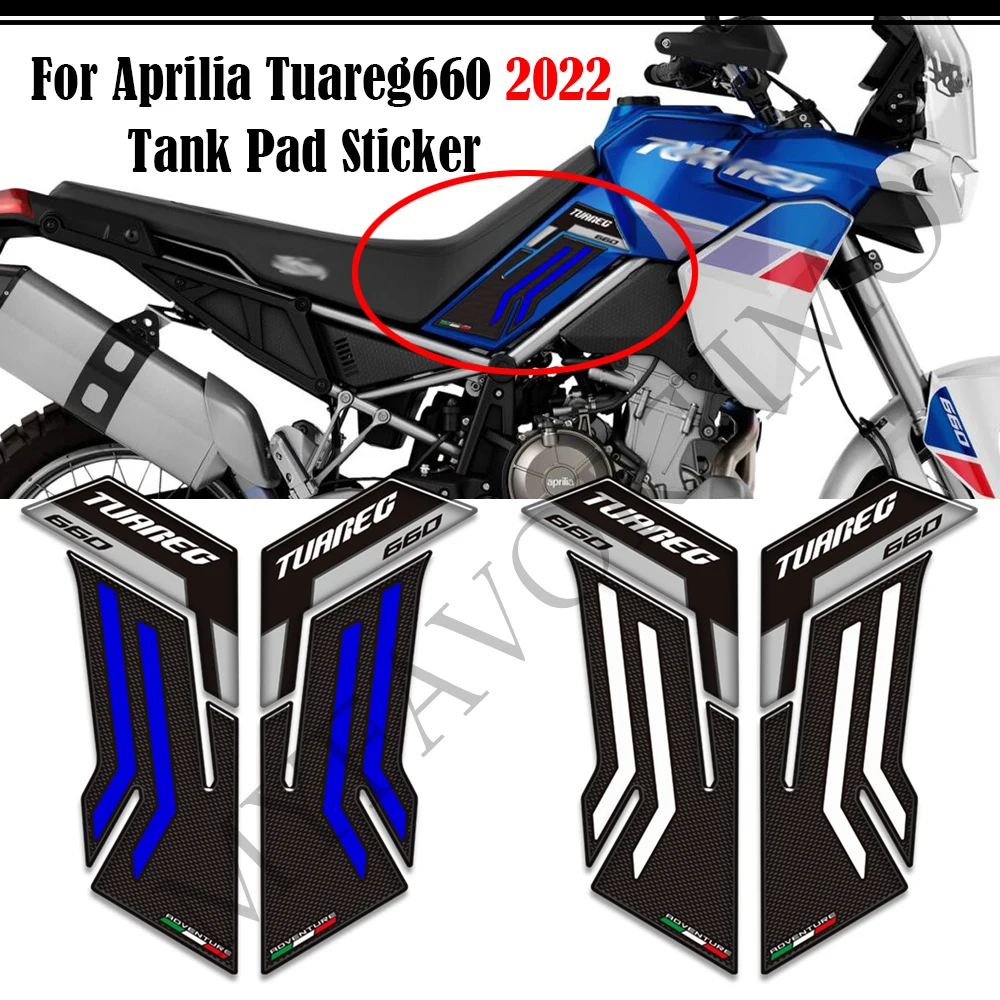 For Aprilia Tuareg660 Tuareg 660 Motorcycle Stickers Decals Tank Pad Grips Gas Fuel Oil Kit Knee Protector 2022