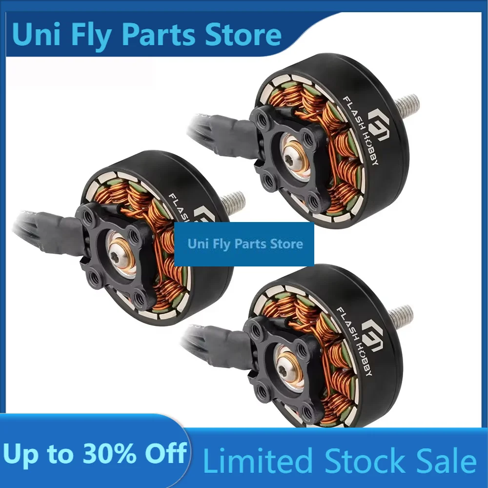 4pcs FlashHobby A2807 Brushless Motor 2807 KV1300 6S For Fixed-wing Fpv Drone RC Parts FPV Freestyle 7inch Long Range LR7UniFly