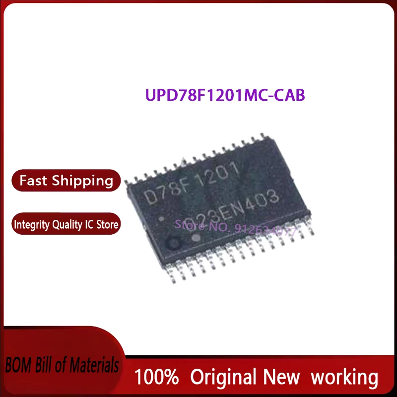 5-10PCS/LOT D78F1201 UPD78F1201MC-CAB UPD78F1201MC UPD78F1201MC-CAB-AX SSOP-30 100% New original