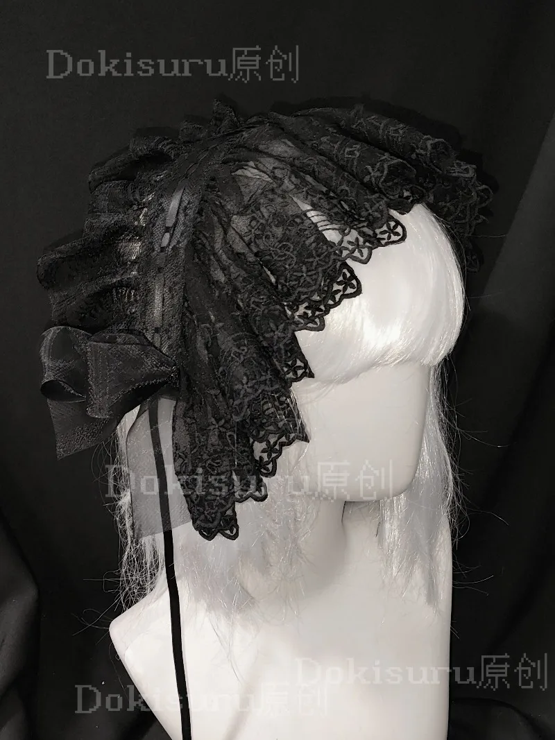 الأصلي ثقافة فرعية 2D الملاك Realm القوطية Haeadband اليابانية لوليتا الحلو لطيف Kawaii هيرباند إكسسوارات الشعر للفتيات السيدات #5