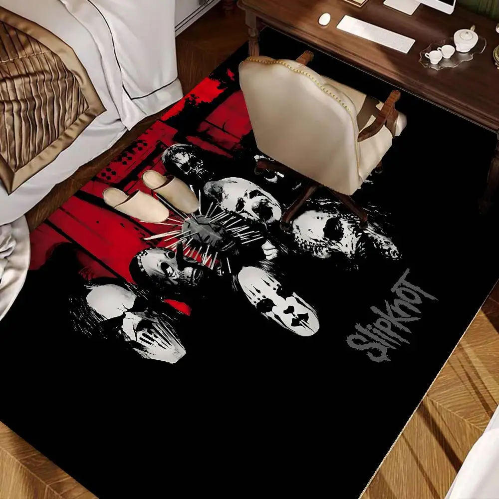 Classic Metal Band S-Slipknot Door Mat Nordic Style Bedroom Living Room Doormat Home Balcony Anti-Slip Alfombra