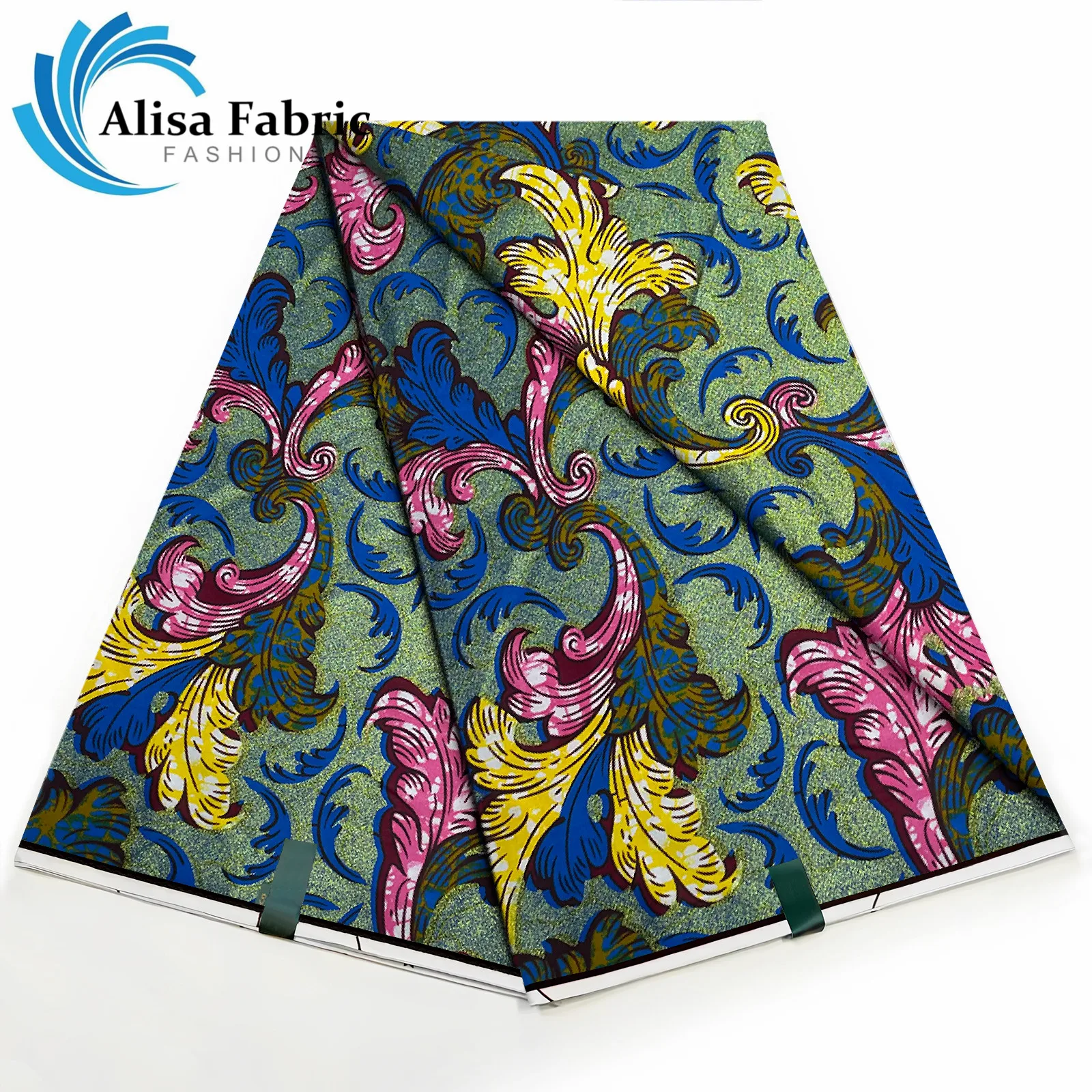 

Grand Super 100% Cotton African Wax Fabric High Quality Wax Print Ankara Fabric For Sewing 6yards Women Fabric VL160