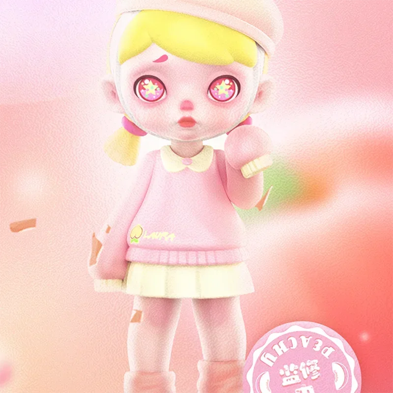 

Toycity Laura Full of Peach Anime Action Figure Guess Bag Ornament Figurines Home Decor Desktop Dolls Model Girls Gift