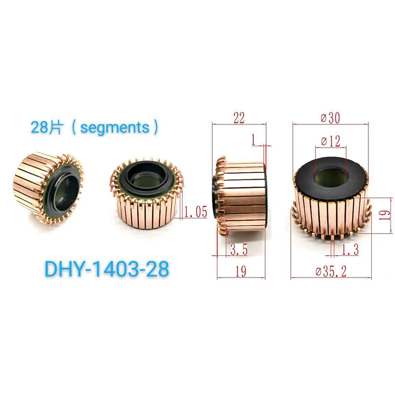 30*12*19*28P Rectifier Reverser Copper Head Dhy-1403-28