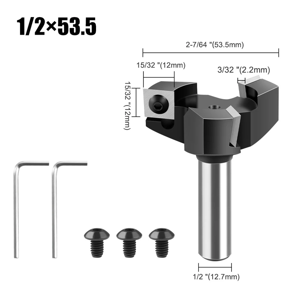 Carbide Router Bit Bottom Cleaning Router Bit Flattening Waste Boards Accurate Size Convenient To Carry Easy Installation