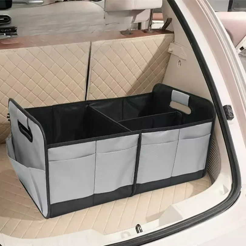 Car Storage Capacity Box Trunk Storage Box Oxford Cloth Storage Box Large Capacity Foldable Storage Capacity Large Storage