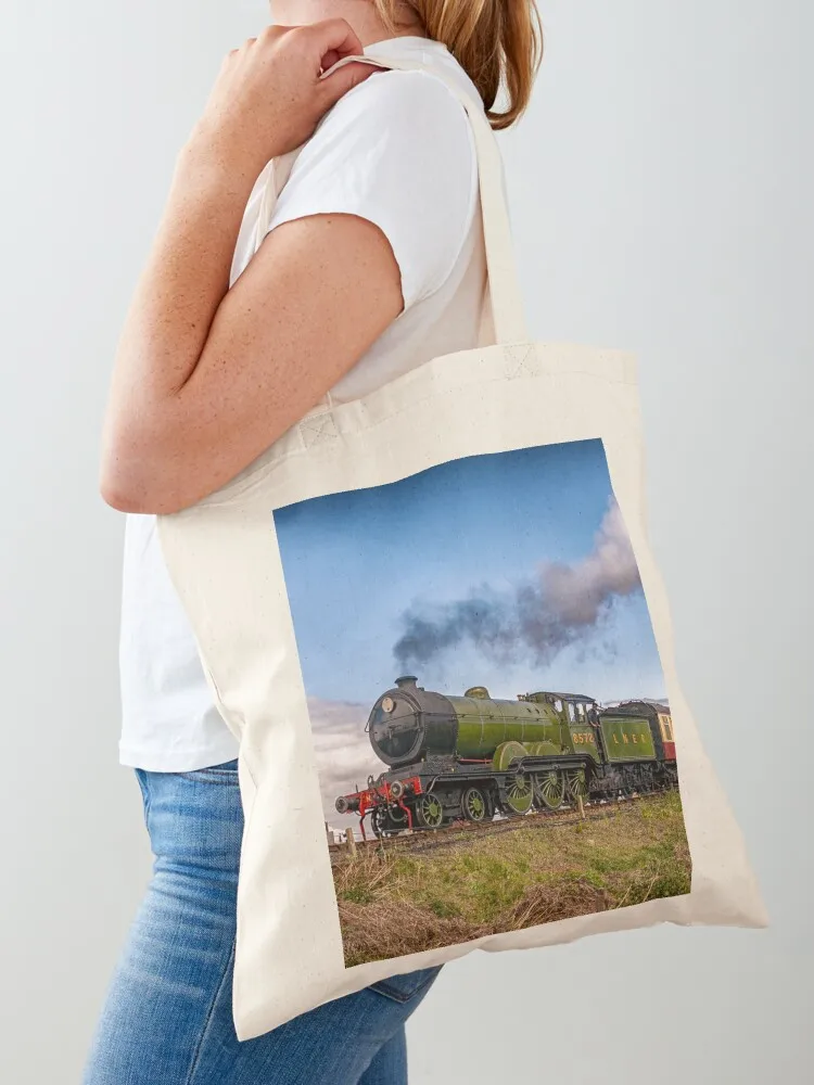 

North Norfolk Steam Railway Tote Bag tote bags aesthetic supermarket folding bag Woman shopper bag custom canvas