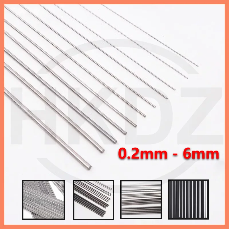 304 Stainless Steel Spring Wire High Tensile For Fishing Hooks Make Jewelry DIY 0.2mm - 6mm
