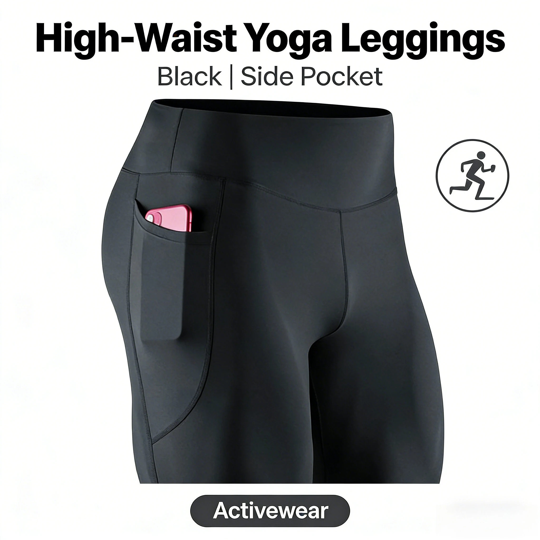 

Running Marathon Compression Pants, Men's High-waisted Winter Sports Students, High-elastic Skinny Fitness, Yoga, Sports