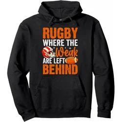 Abandoned rugby top men's pullover for the weak