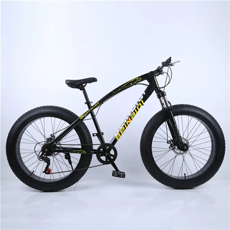 China Made Fat Tyre Bike High Quality OEM Full Suspension Popular 26x4.0 Tire Fat Tyre Mountain Bicycle