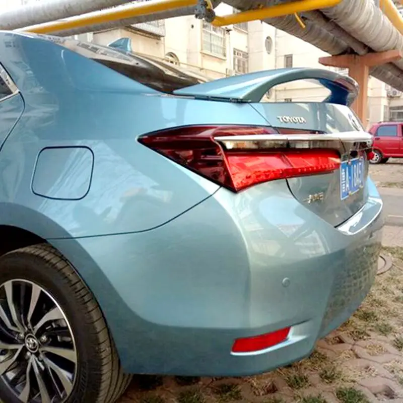 

2014-2017 for toyota corolla Rear Wing Spoiler ABS Material gloss black unpainted white Color