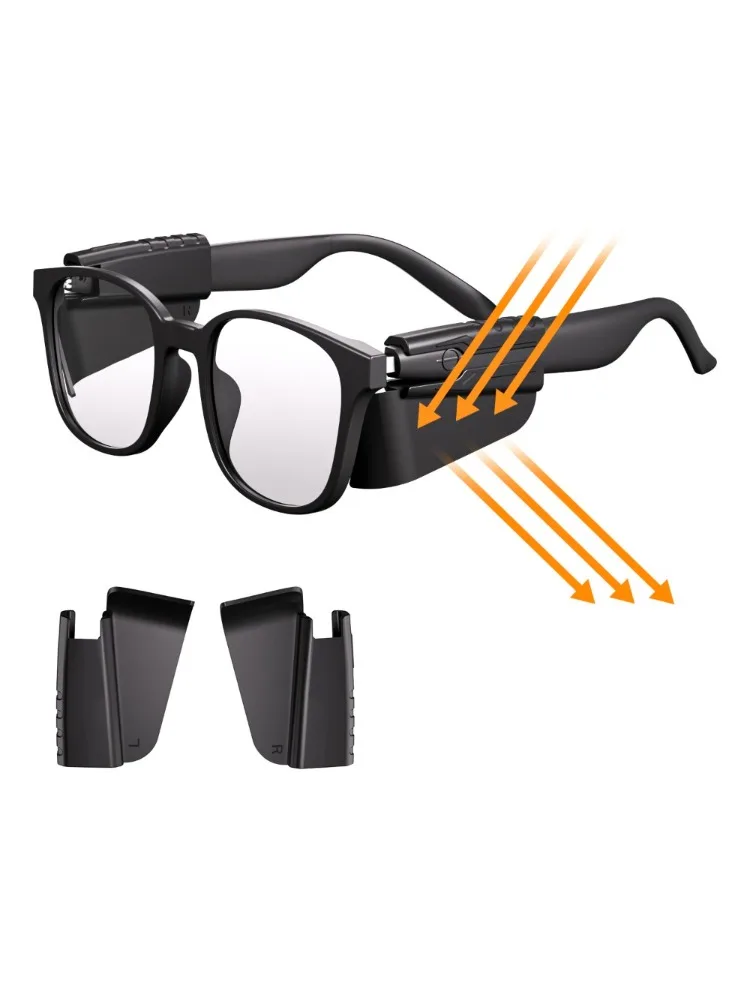 Boucliers latéraux de lunettes sécurisés, bouclier lumineux confortable et antidérapant pour Ray-Ban Meta Wayfarer RW4008/RW4006/4012/Skyler/Couvre-chef (Gen 2)