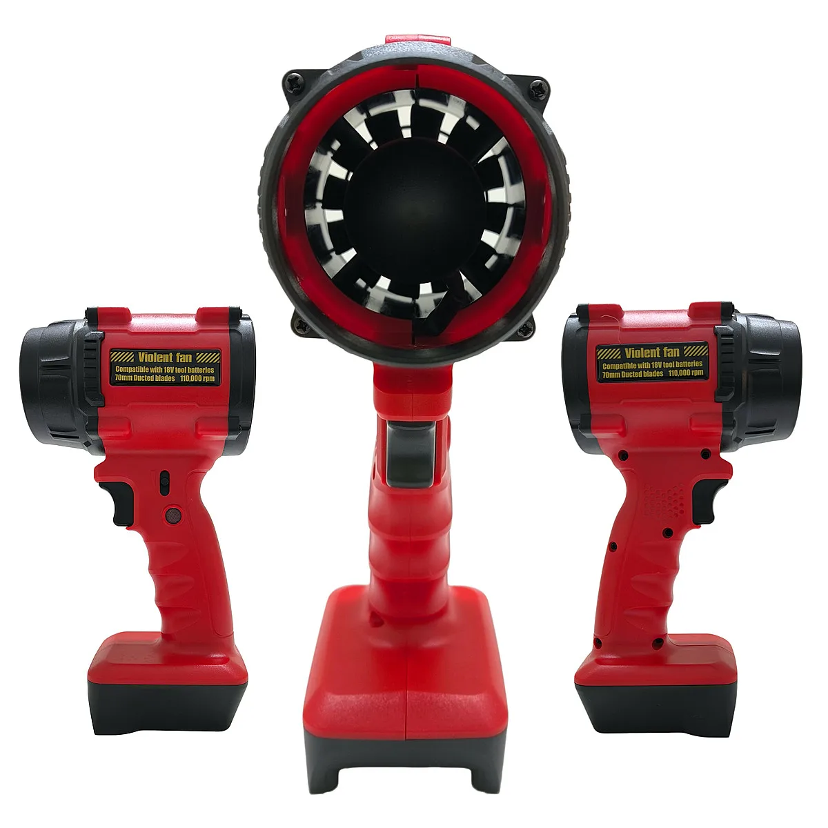 Kipas Jet Turbo 110000RPM Peniup Udara Listrik Kipas Keras Portabel Kemoceng Udara Tanpa Kabel Kecepatan Tinggi untuk Baterai Milwaukee 18V