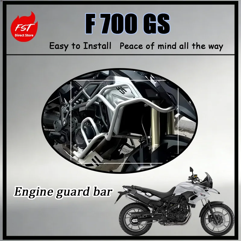 

FOR F700GS F800GS F650GS Genuine Crash Bar Engine Bumper Guard Upper Lower Frame Protector Original Fit Parts for Motorbike
