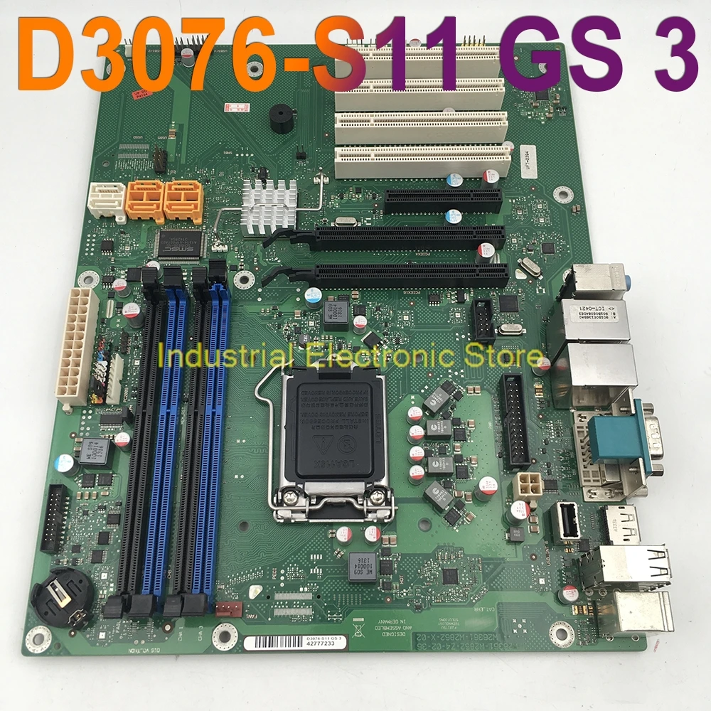 

Для промышленной материнской платы Fujitsu W26361-W2862-Z4-02-36 W26361-W2862-X-02 D3076-S11 GS 3