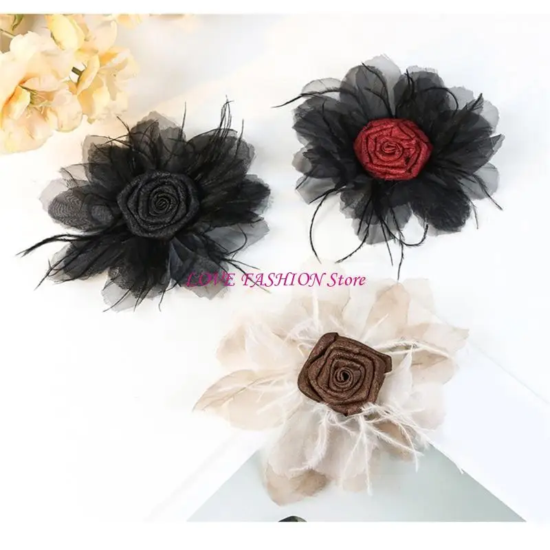

Applique Applique Organza Swing на броше для волос для свадебного платья y166