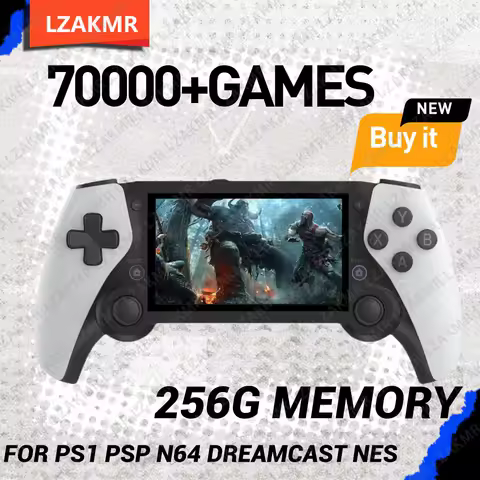 256G 70000+ Games 3D Joystick Handheld HDTV Game M25 4.3'' Screen Player Retro Portable Video Game For psp ps1 n64 dreamcast