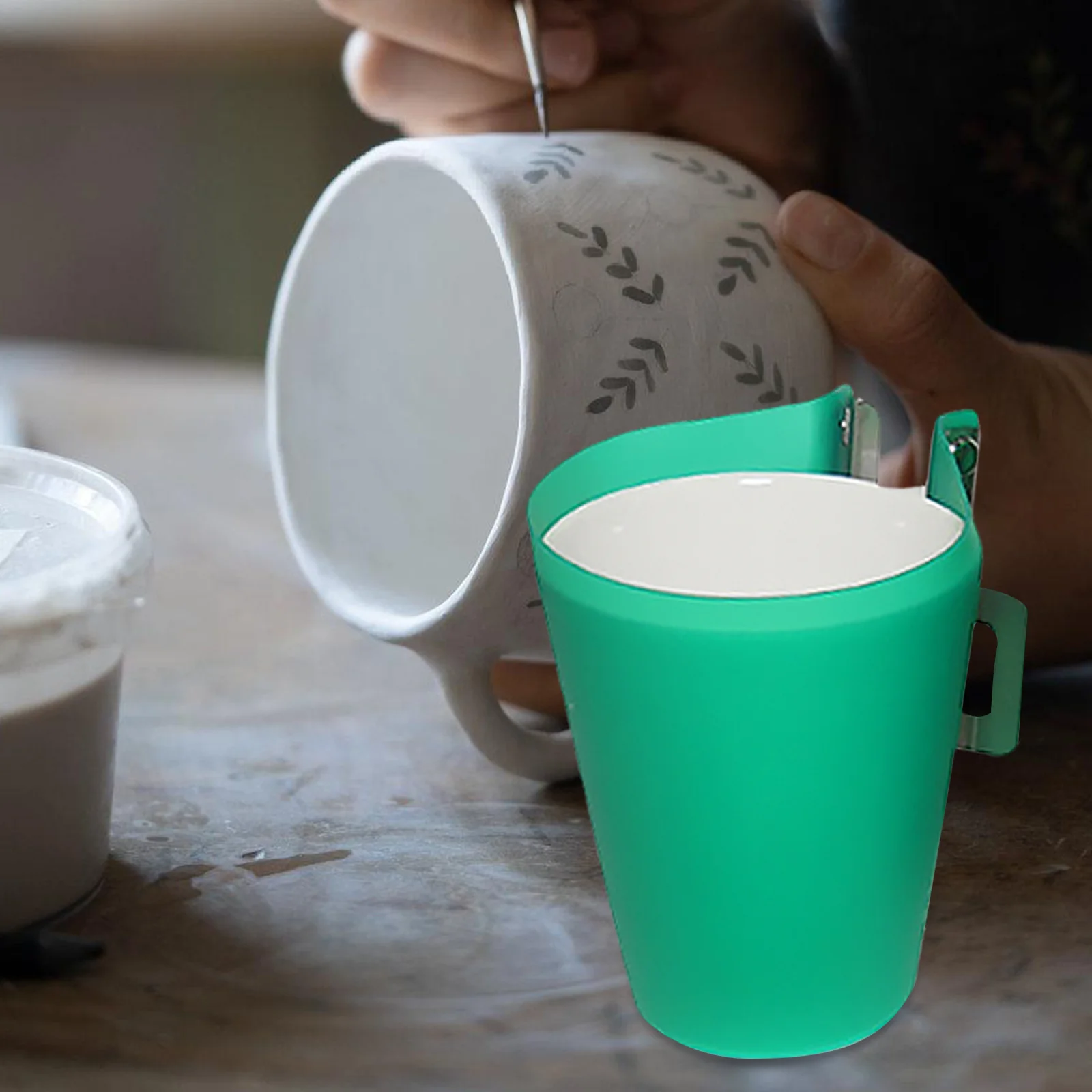 

Silicone Mug Wrap Clamp Heat Resist Silicone Cup Fixture for Sublimation Transfer DIY Cup Transfer Clamp Mug Wrap