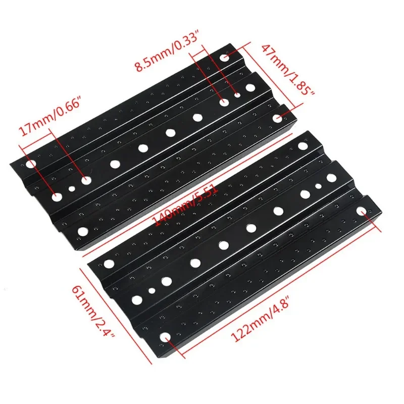 

2Pcs Metal Sand Ladder Recovery Ramps Board Escape Board For 1/10 RC Crawler Car Axial SCX10 Trxs TRX4 Kit