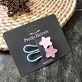 2pcs pink star