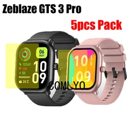 Zeblaze GTS 3 Pro용 스마트 워치 스크린 보호대 커버, HD TPU 필름, 5 개