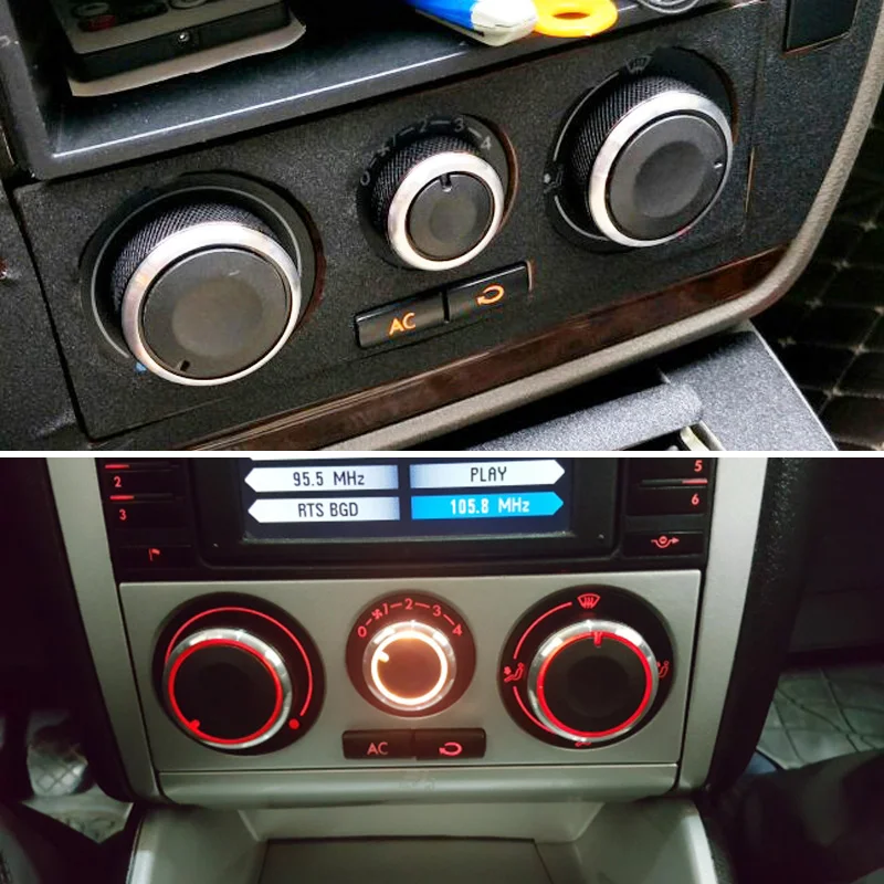 3PC Heater Climate Control Switch Knobs For Skoda Octavia 1U AUDI A3 8L MK1 VW New Car Air Conditioning Dials Knob